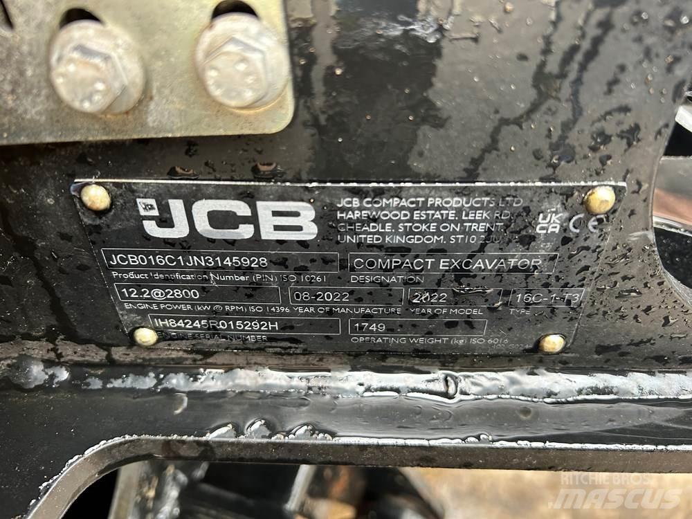 JCB 16C-1 حفارات صغيرة أقل من 7 طن (حفارات صغيرة)