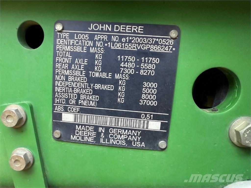 John Deere 6155R ماكينات زراعية أخرى