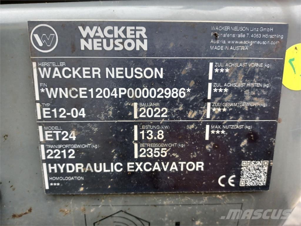 Wacker Neuson ET24 حفارات زحافة