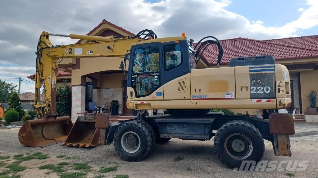 Komatsu PW 220-7 حفارات بعجل