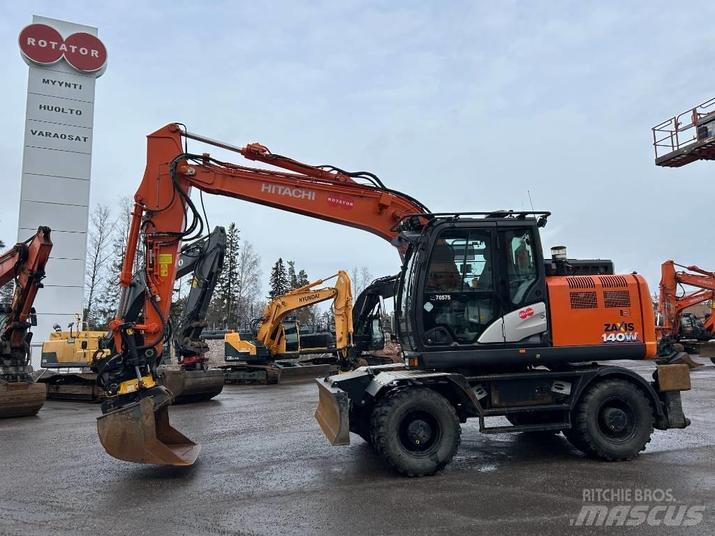 Hitachi ZX 140 W-6 حفارات بعجل