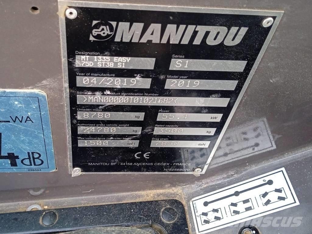 Manitou MT 1335 مناولات متداخلة