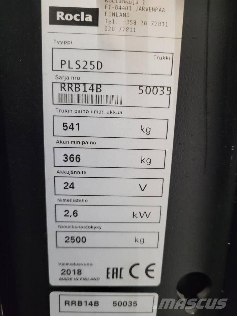Rocla PLS25D معدات الرفع عالي المستوى