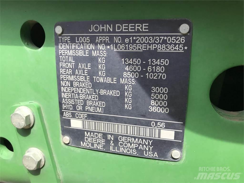 John Deere 6195R الجرارات