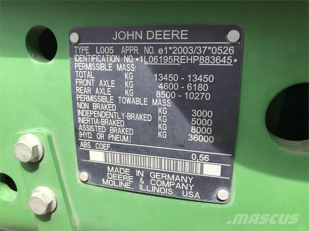 John Deere 6195R الجرارات