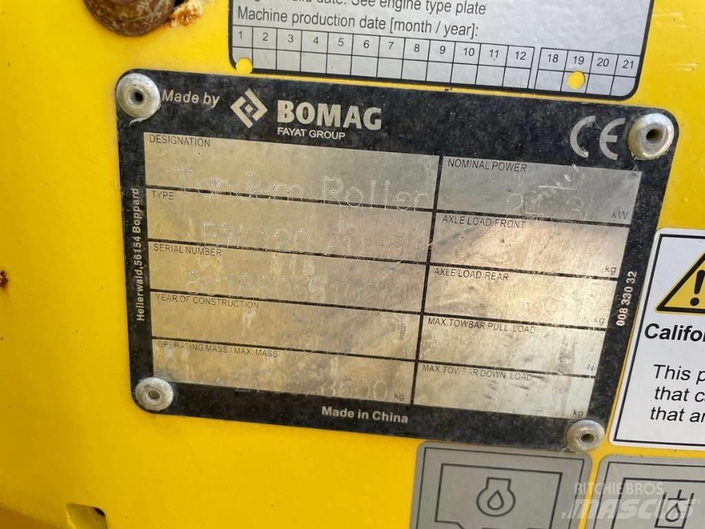 Bomag BW 120 AD-5 مداحل ثنائية الاسطوانة