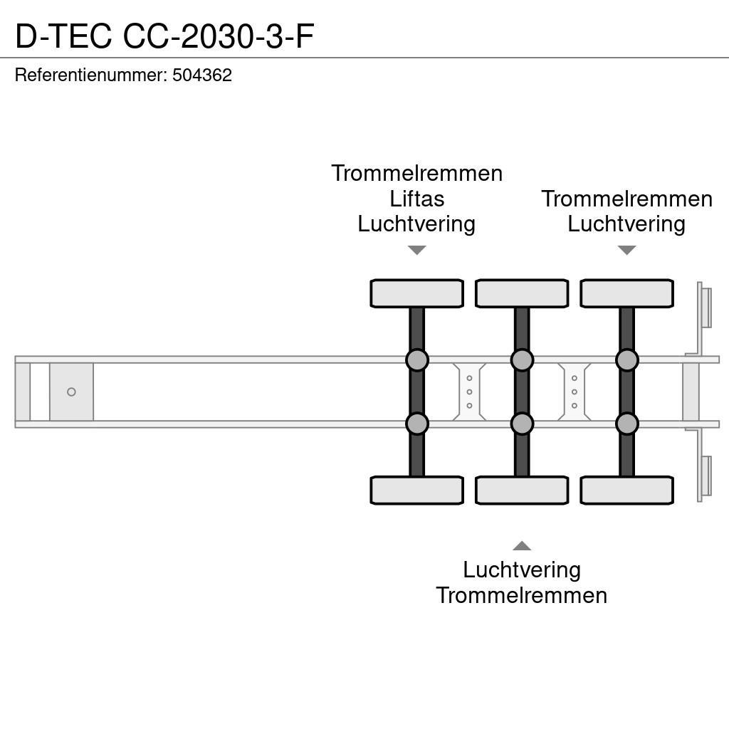 D-tec CC-2030-3-F نصف مقطورات حاويات