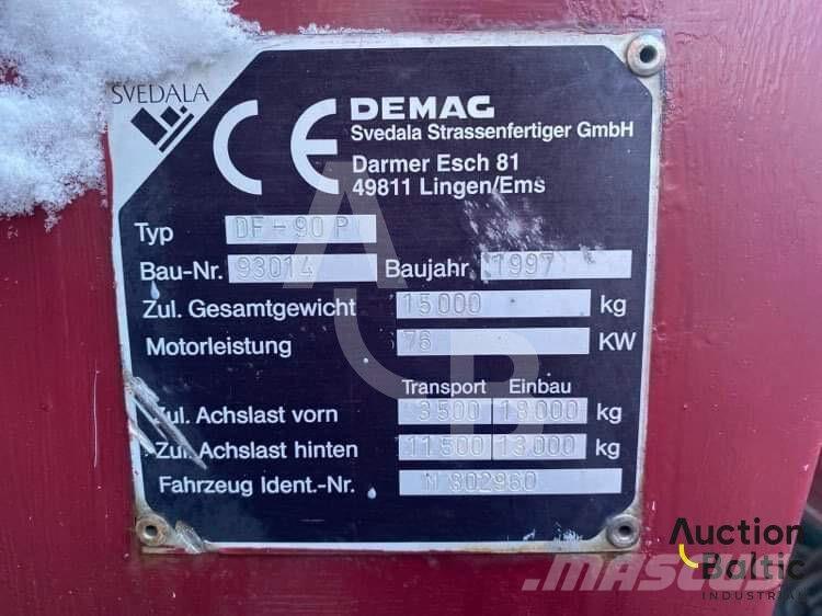 Demag DF 90 P معدات السفلتة