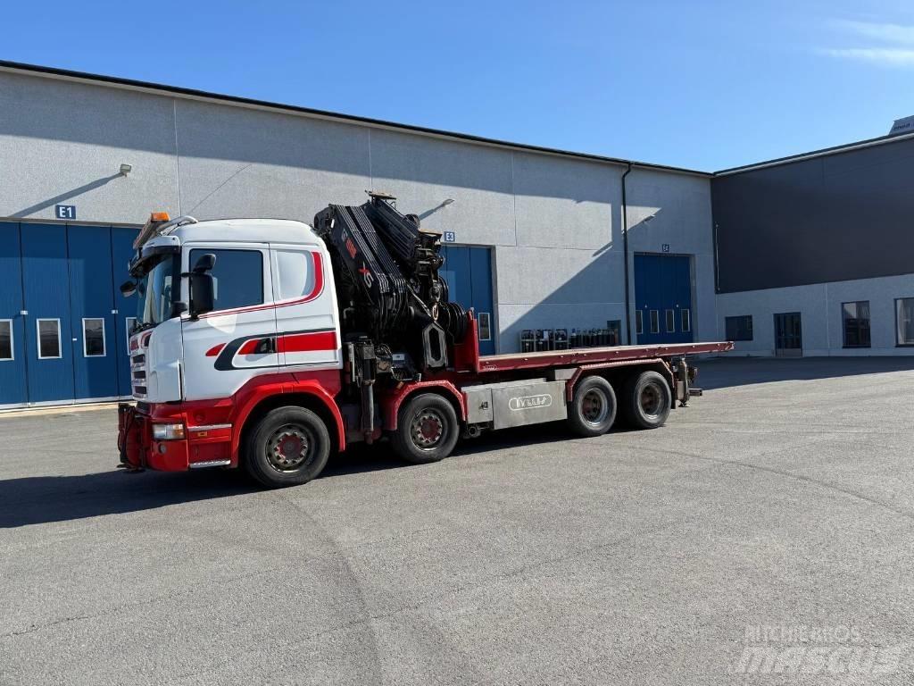 Scania R 480 شاحنات الرافعات