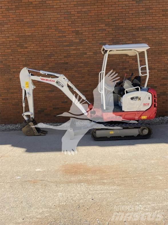 Takeuchi TB216 حفارات صغيرة أقل من 7 طن (حفارات صغيرة)