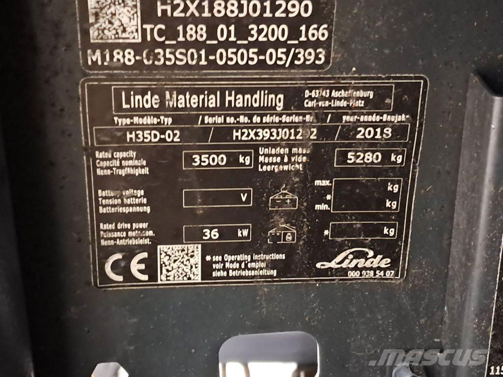 Linde H35D-02 شاحنات الديزل