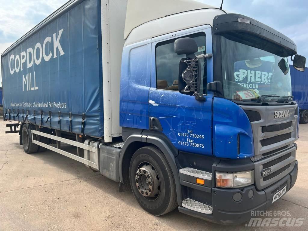 Scania P 230 شاحنات بغطاء جانبي