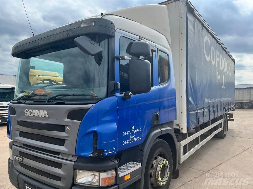 Scania P 230 شاحنات بغطاء جانبي