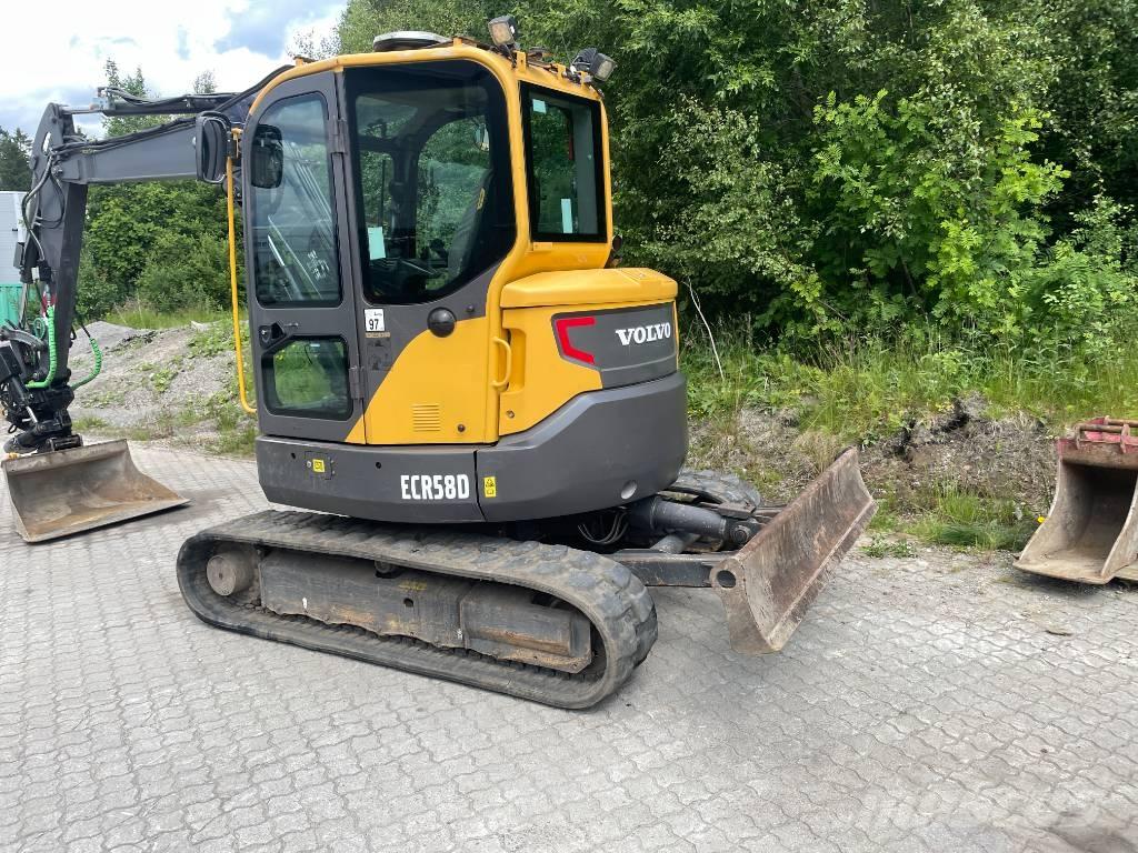 Volvo ECR58D حفارات صغيرة أقل من 7 طن (حفارات صغيرة)