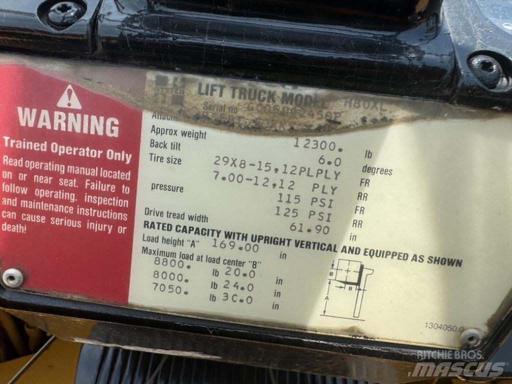 Hyster H 80 XL شاحنات ذات رافعات شوكية - أخرى