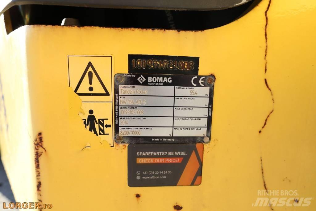 Bomag BW 154 AD-5 مداحل ثنائية الاسطوانة