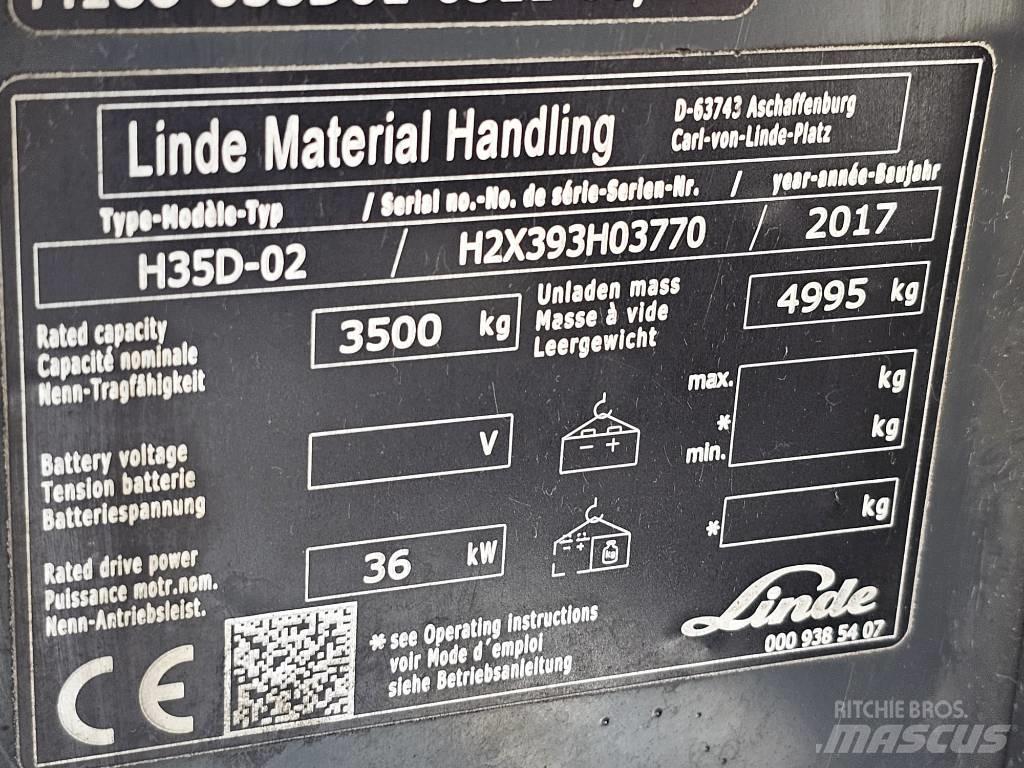 Linde H35D-02 شاحنات الديزل