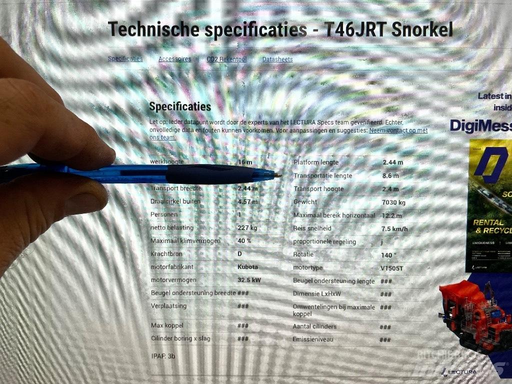 Snorkel T 46 J RT رافعات سلة مفصلية