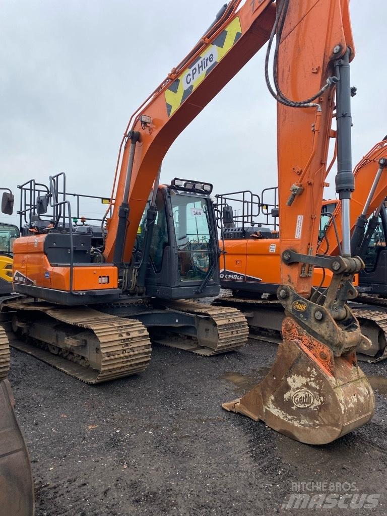 Doosan DX 140 LC حفارات زحافة