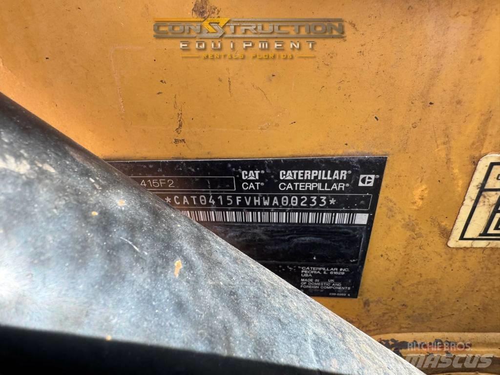 CAT 415F 2 لوادر ذات جرافات عكسية