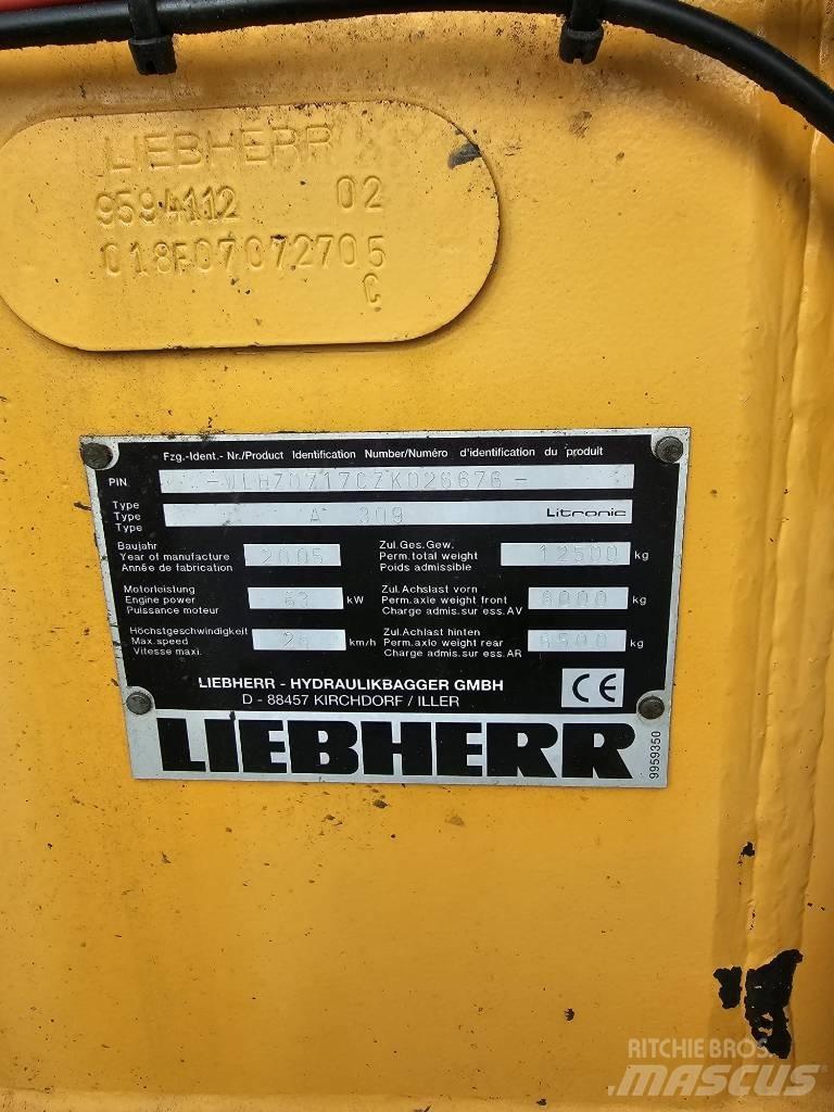 Liebherr A 309 حفارات بعجل