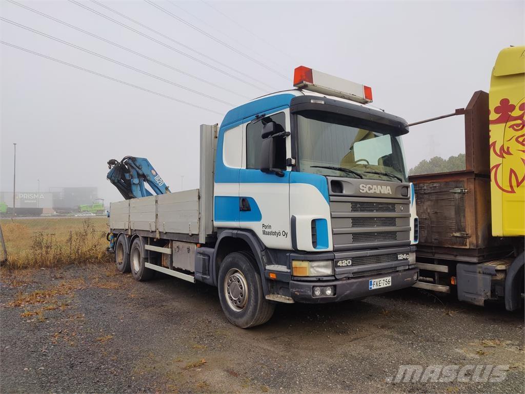Scania G124 شاحنات الرافعات
