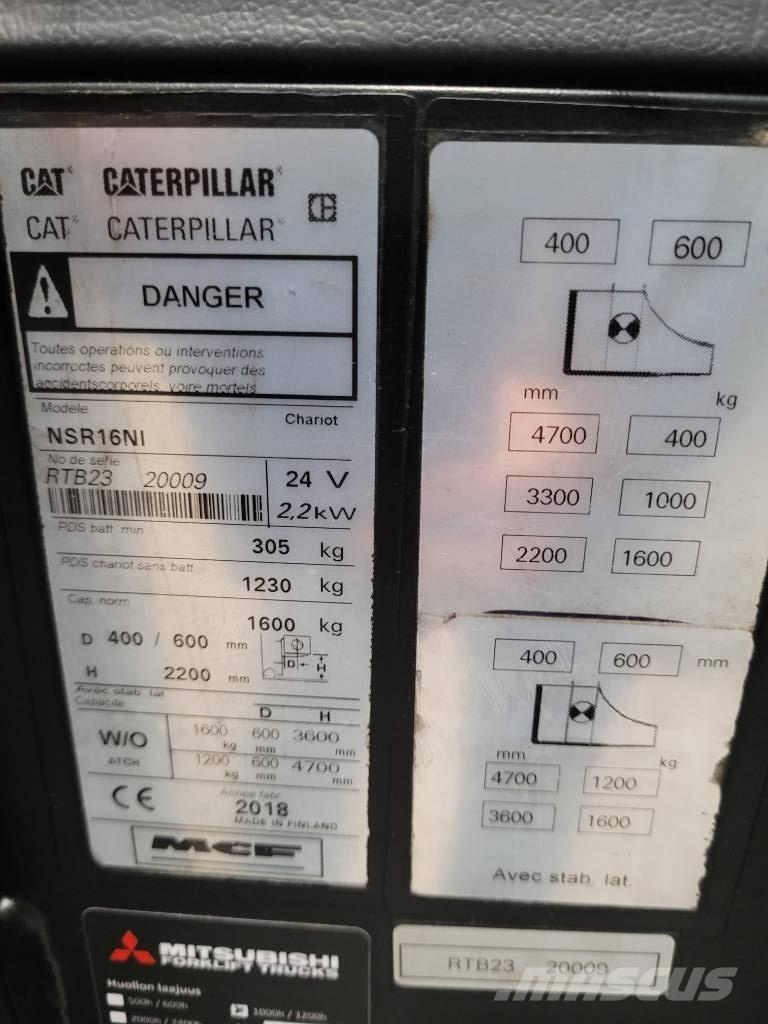 CAT NSR 16NI شاحنات مناولة ذاتية الدفع