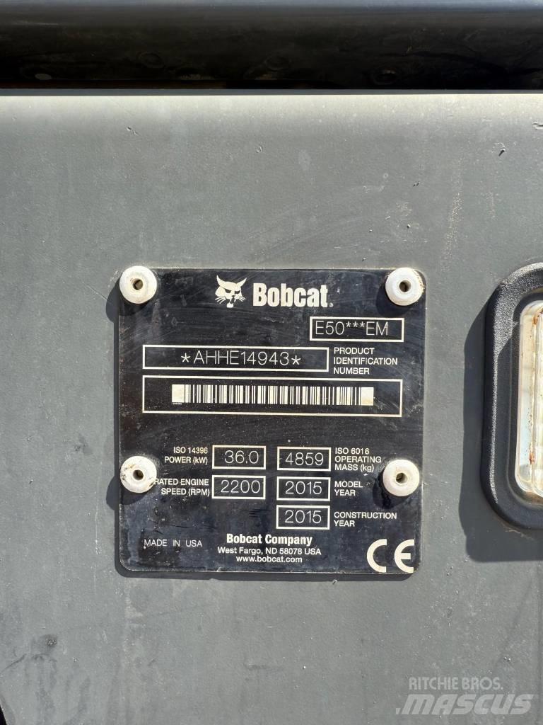 Bobcat E 50 EM حفارات صغيرة أقل من 7 طن (حفارات صغيرة)