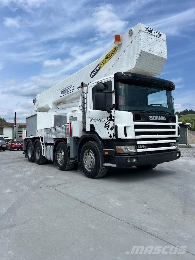 Scania 124 G 420 شاحنات الرافعات