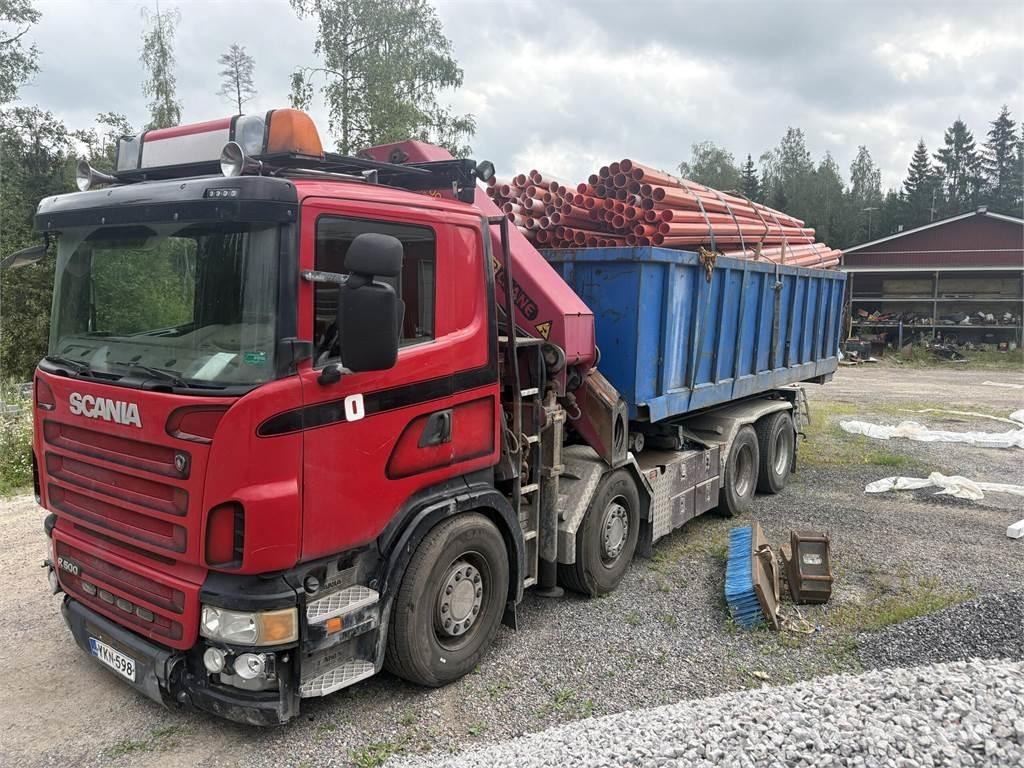 Scania R500 شاحنات الرافعات