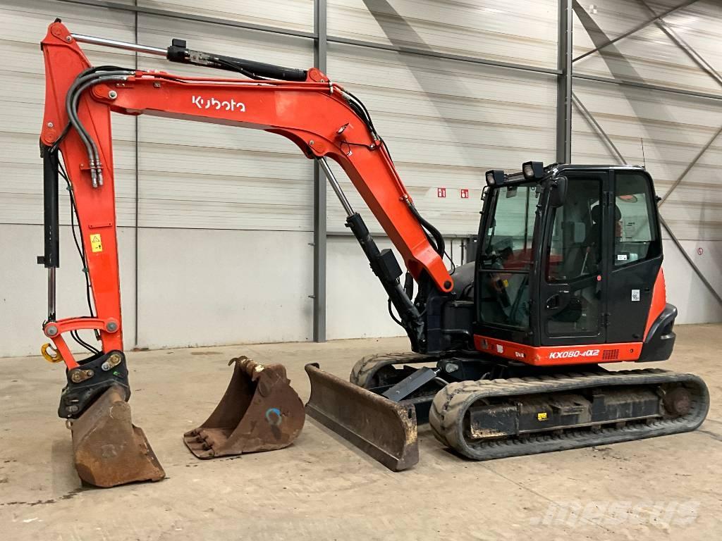 Kubota KX 080-4 A 2 حفارات وسط 7 طن - 12 طن