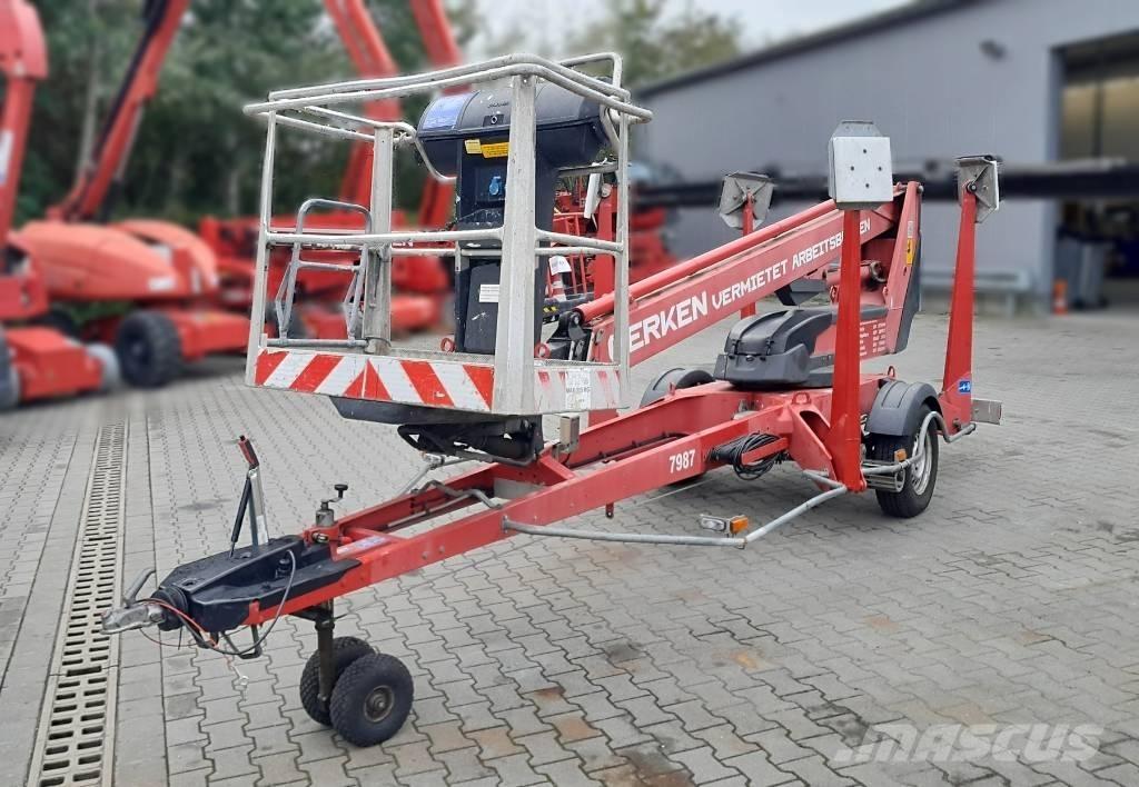Dinolift 150T المنصات الهوائية المثبتة على مقطورة