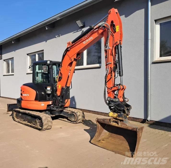 Kubota KX 057-4 حفارات صغيرة أقل من 7 طن (حفارات صغيرة)