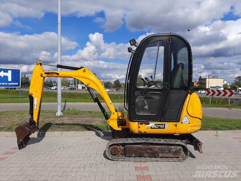 JCB 8018 حفارات صغيرة أقل من 7 طن (حفارات صغيرة)