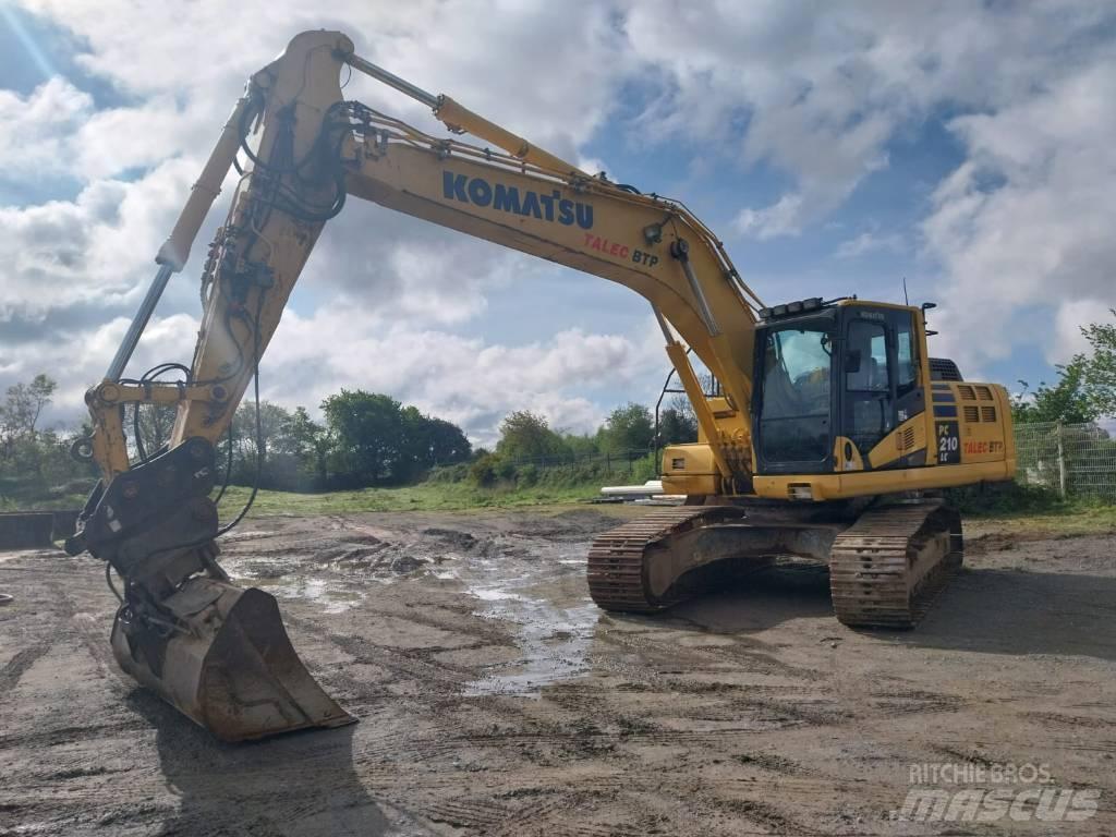Komatsu PC210LC-10 حفارات زحافة