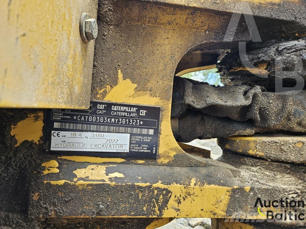 CAT 303 CR حفارات صغيرة أقل من 7 طن (حفارات صغيرة)