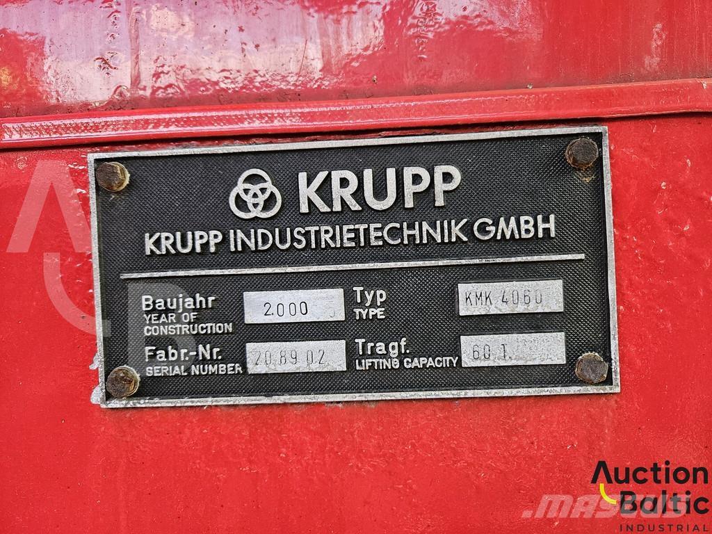 Krupp KMK 4060 شاحنات الرافعات