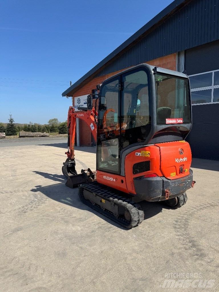 Kubota KX 019-4 حفارات صغيرة أقل من 7 طن (حفارات صغيرة)