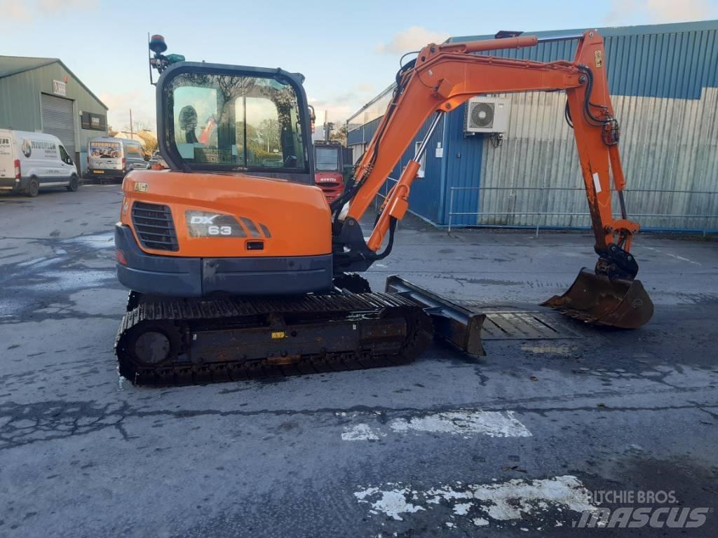 Doosan DX 63-3 حفارات زحافة