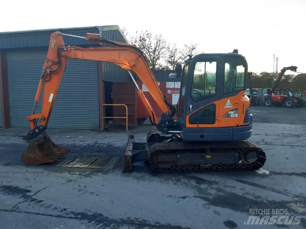 Doosan DX 63-3 حفارات زحافة
