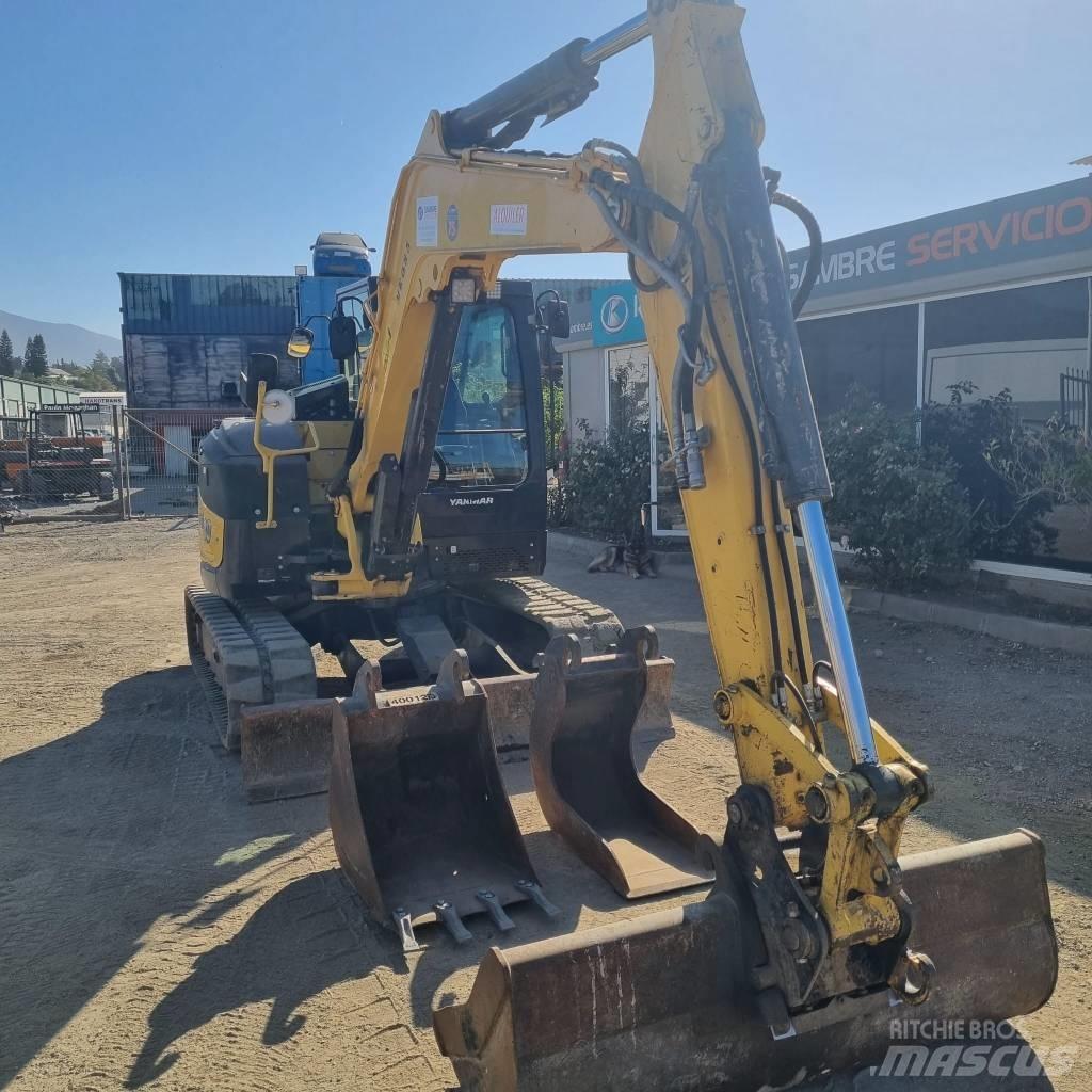 Yanmar Vio 80-1A حفارات وسط 7 طن - 12 طن