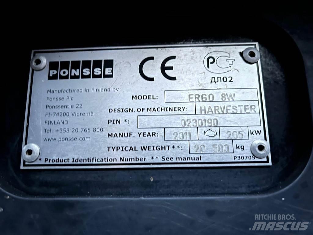 Ponsse Ergo 8W حصادات