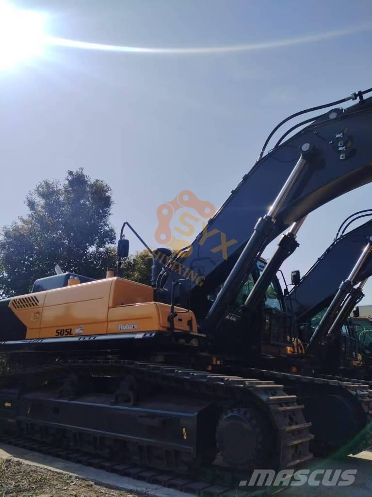 Hyundai R 505 L VS حفارات زحافة