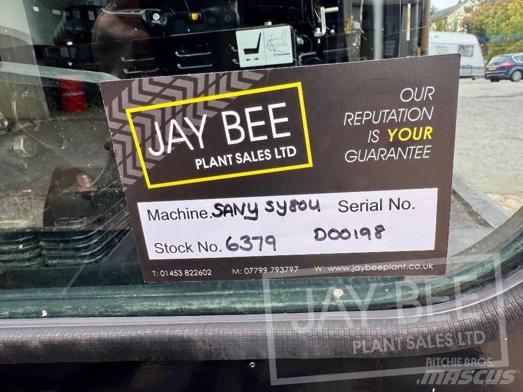 Sany SY 80 U حفارات وسط 7 طن - 12 طن