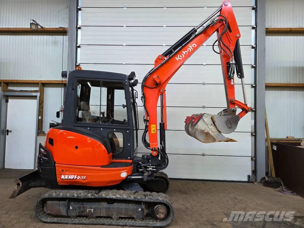 Kubota KX 101-3 A حفارات صغيرة أقل من 7 طن (حفارات صغيرة)