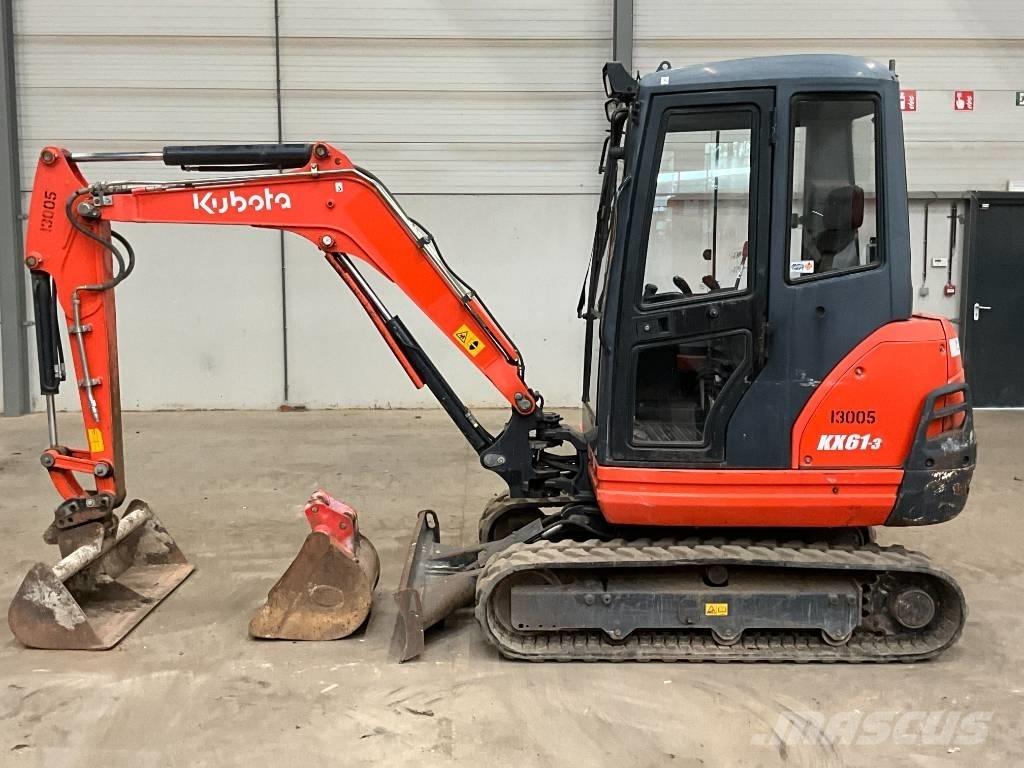 Kubota KX 61-3 حفارات صغيرة أقل من 7 طن (حفارات صغيرة)