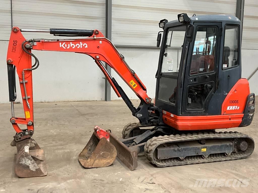 Kubota KX 61-3 حفارات صغيرة أقل من 7 طن (حفارات صغيرة)