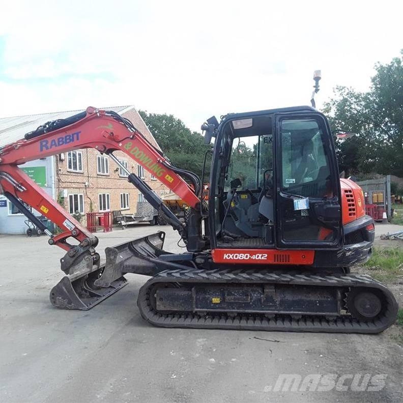 Kubota KX080-4a2 حفارات وسط 7 طن - 12 طن