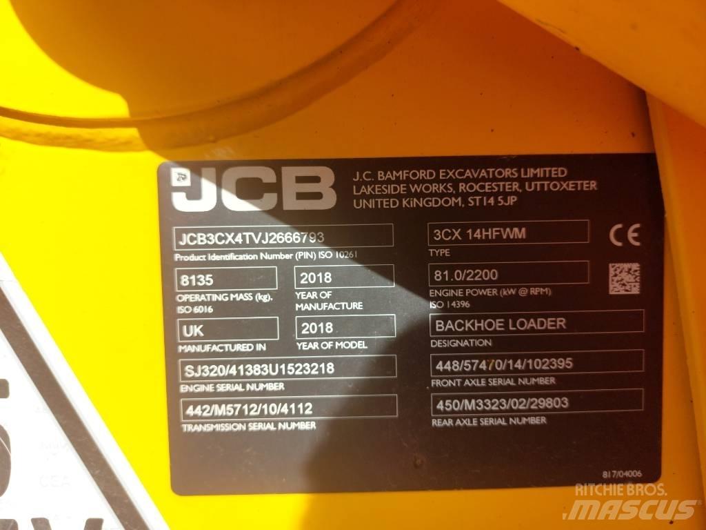 JCB 3 CX لوادر ذات جرافات عكسية