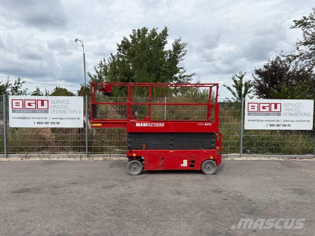 Manitou 100 SEC رافعات مقصية الشكل